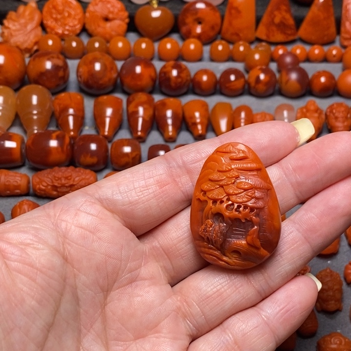 南红玛瑙未镶嵌配饰