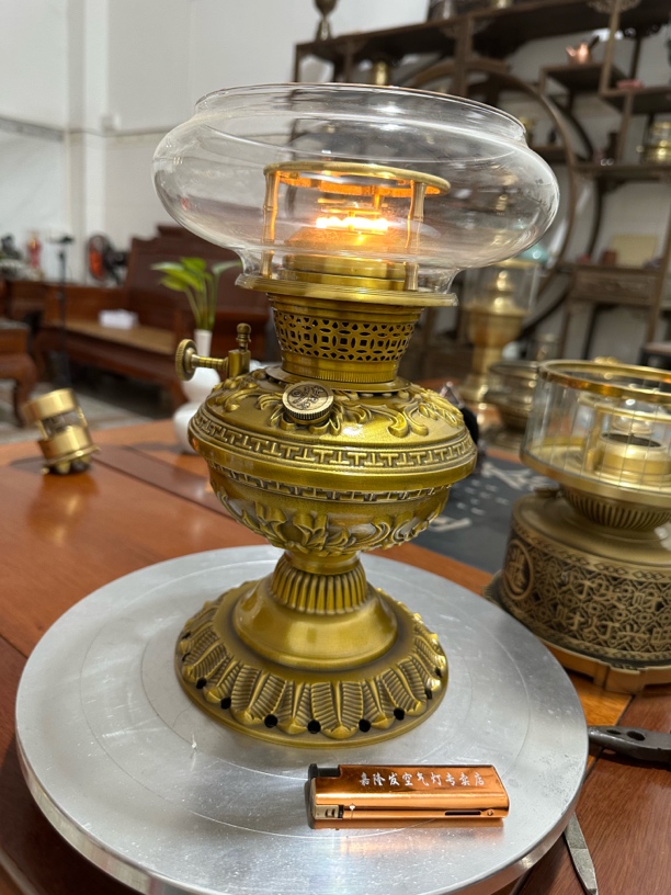 黄铜小将军空气灯烧水泡茶灯