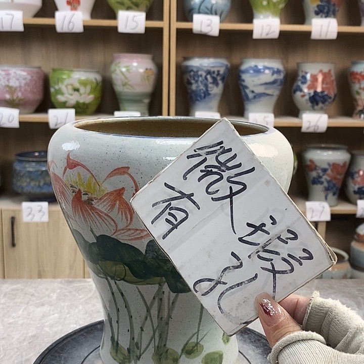 缸13xc景德镇陶瓷花盆