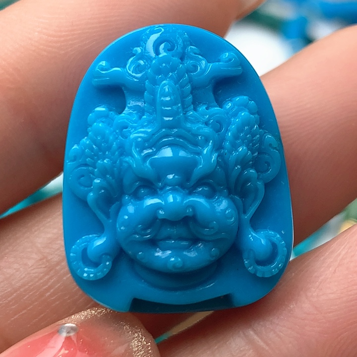 绿松石车挂未镶嵌