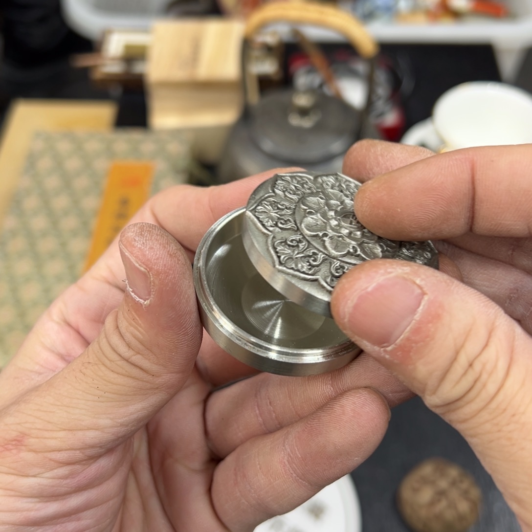锡日本中古工艺品摆件