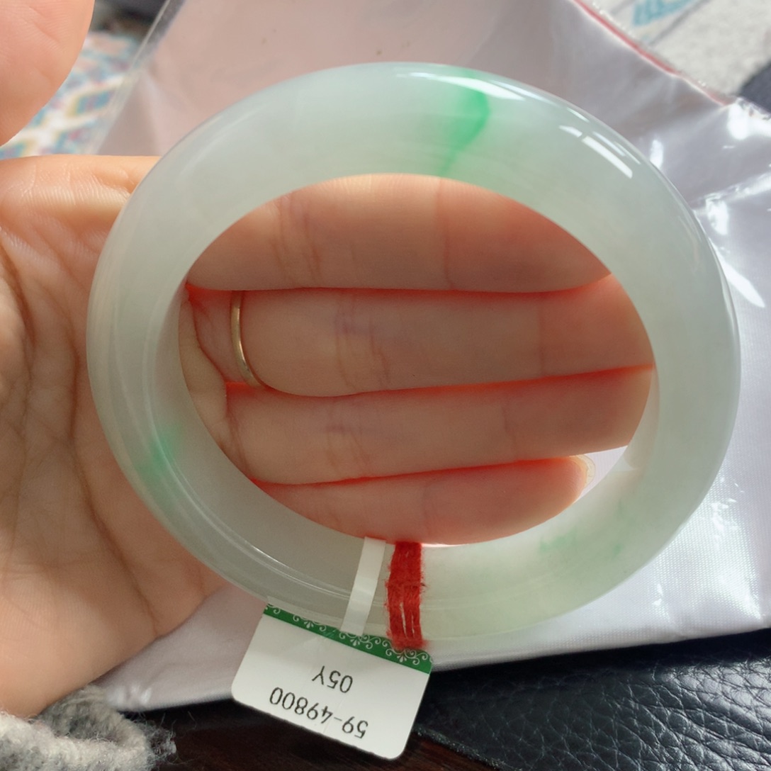 未镶嵌手镯翡翠缅甸天然翡翠A货59.4正