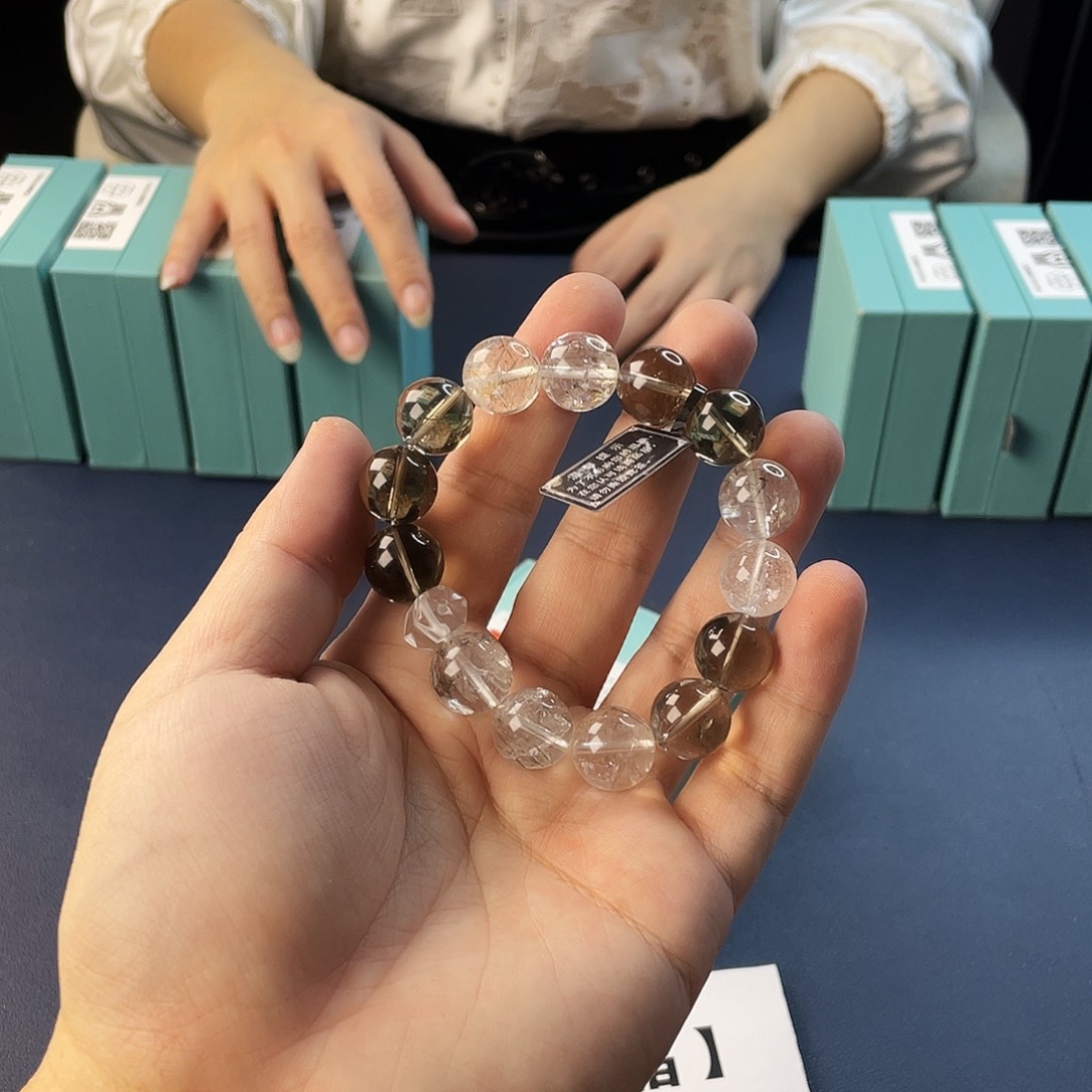 手链水晶银S925镶嵌