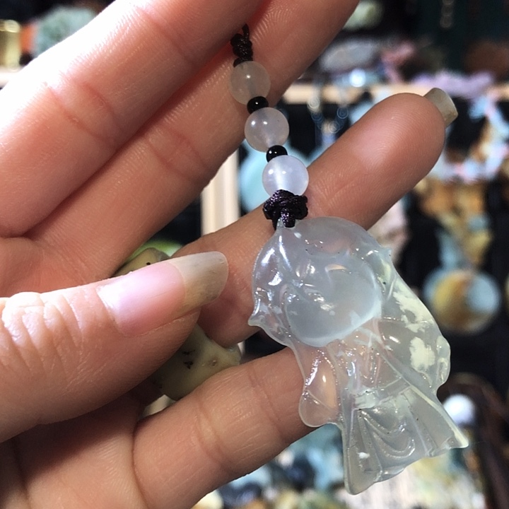 岫玉未镶嵌岫玉挂件