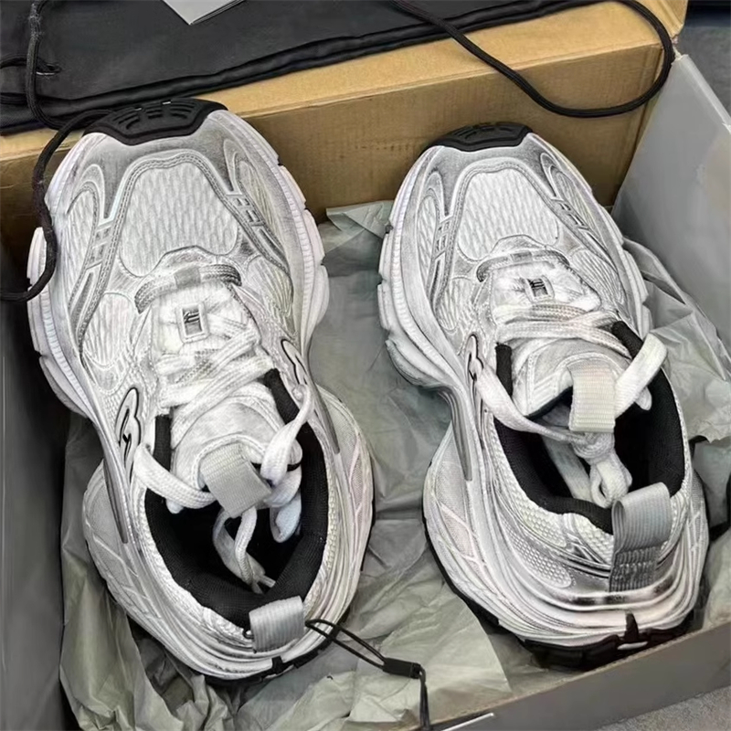 巴黎复古做旧10XL老爹鞋男女款2025春夏款增高厚底休闲百搭运动鞋