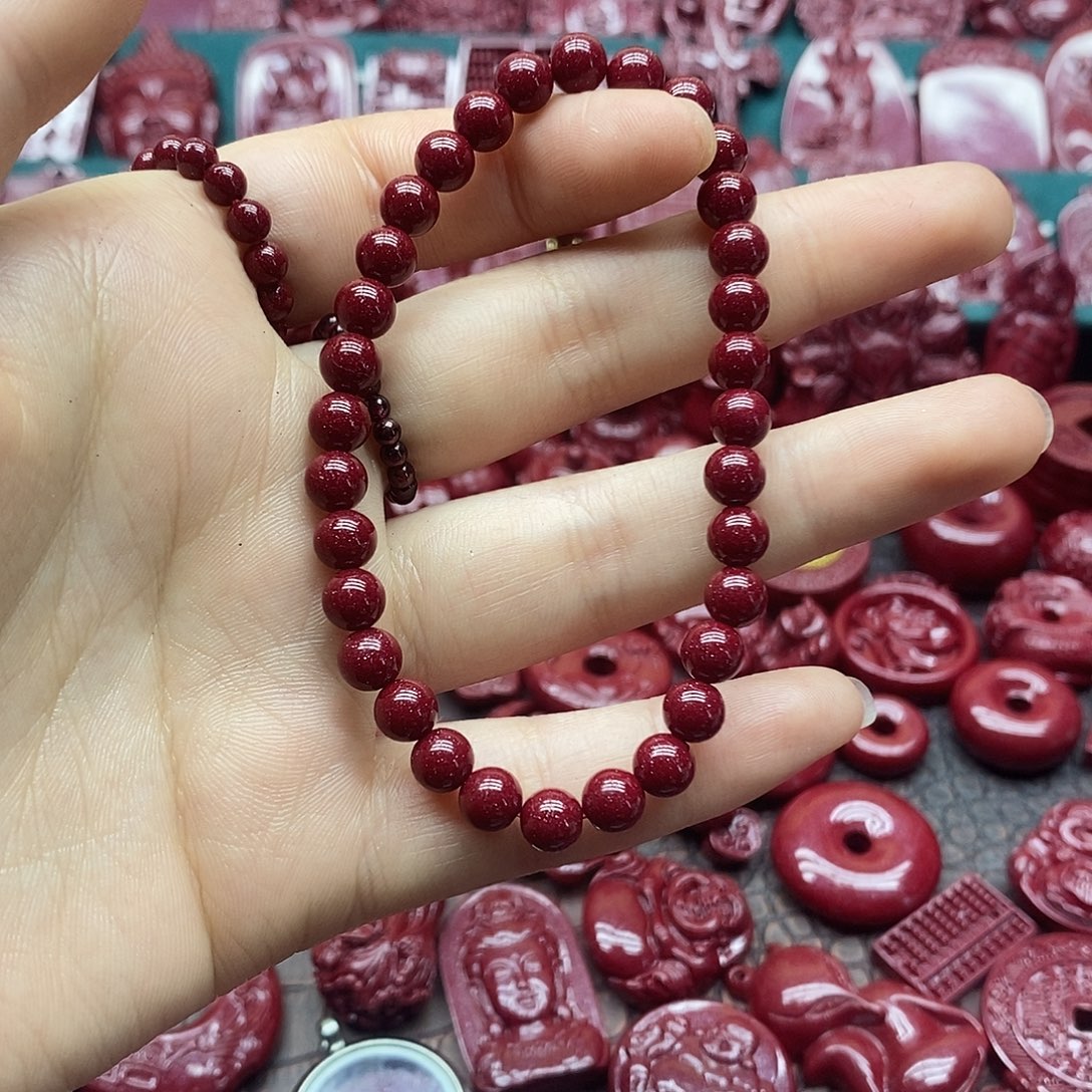 天然辰砂朱砂手串
