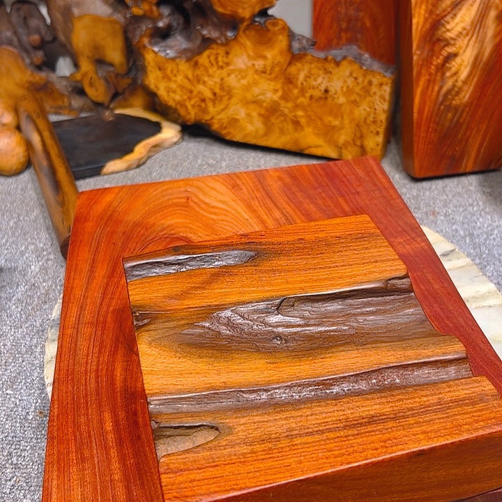 烟***囱端景台紫檀木类檀香