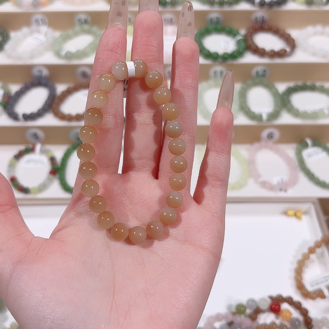 未镶嵌手链和田玉织*?l