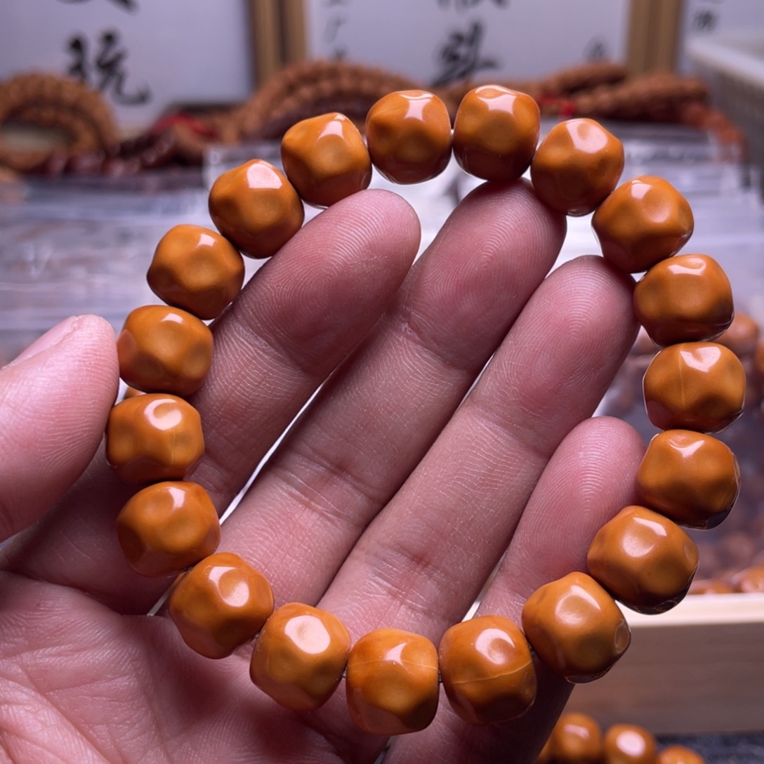 猴头核桃手串12奶酪无相