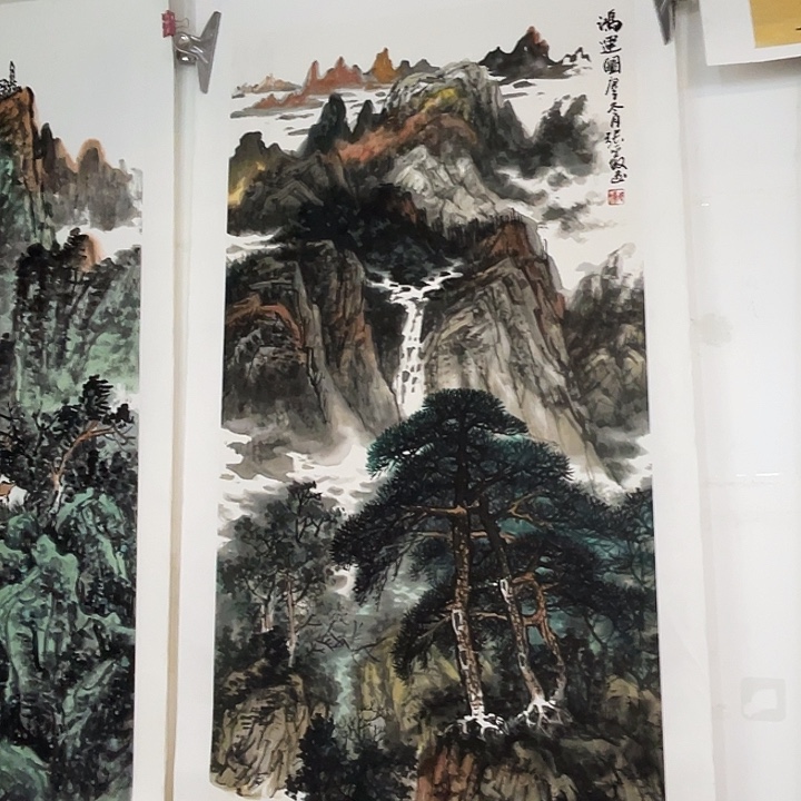 国画张圣敏先生纯手绘作品