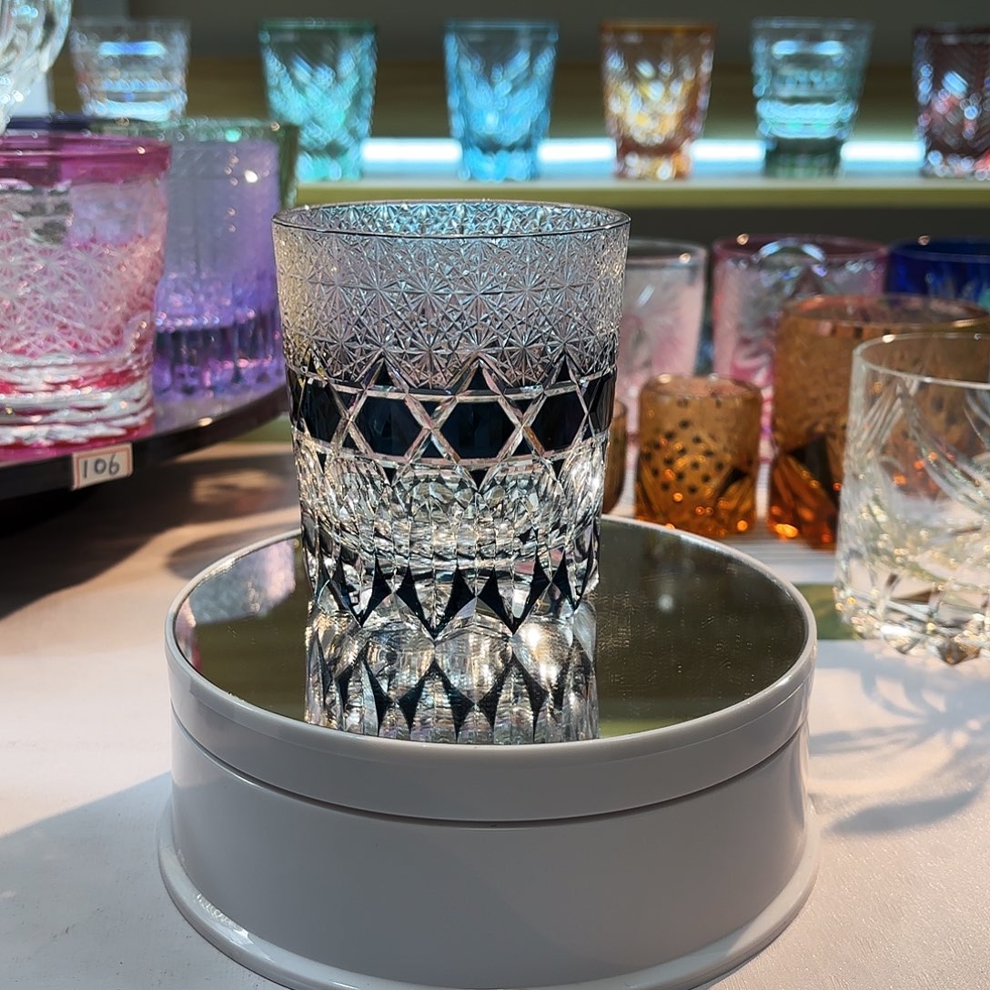 做***光吸管款水晶玻璃孤品