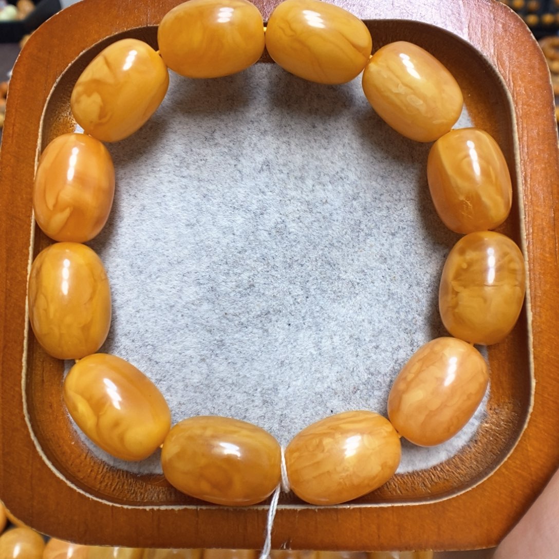 蜜蜡手链未镶嵌蜜蜡