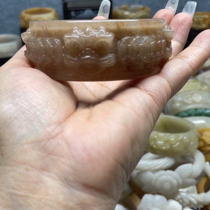 石英岩玉合金手镯