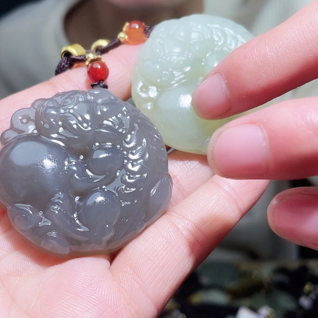 和田玉颈饰未镶嵌多样性拍一发一