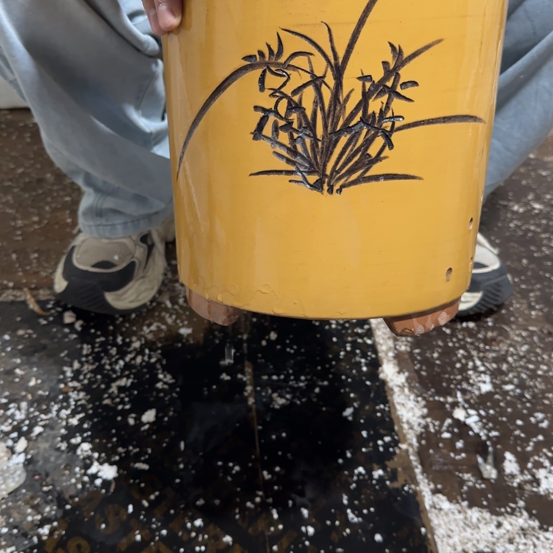 紫砂花盆口径17.22口径