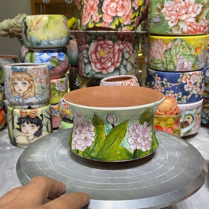 景德镇艺术手绘作品