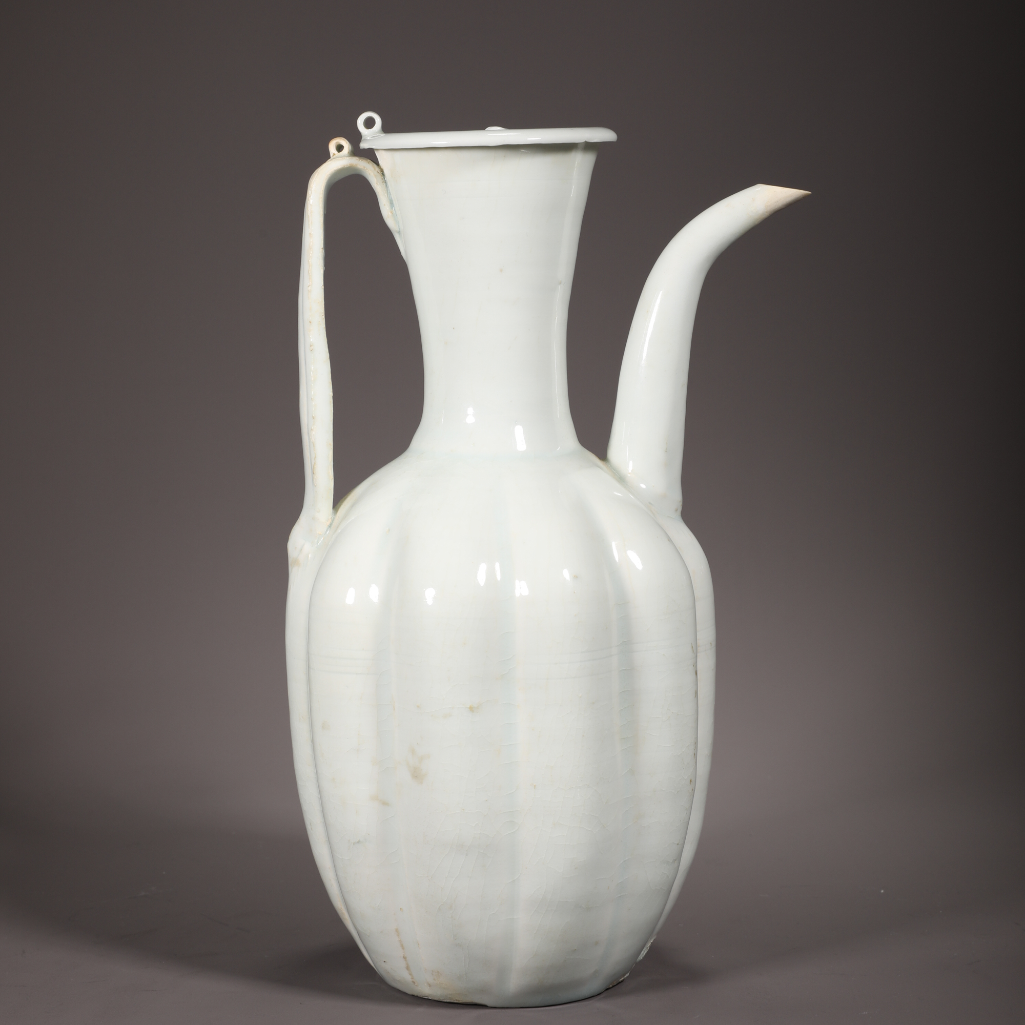 LOT021511 明 湖田窑瓜棱执壶