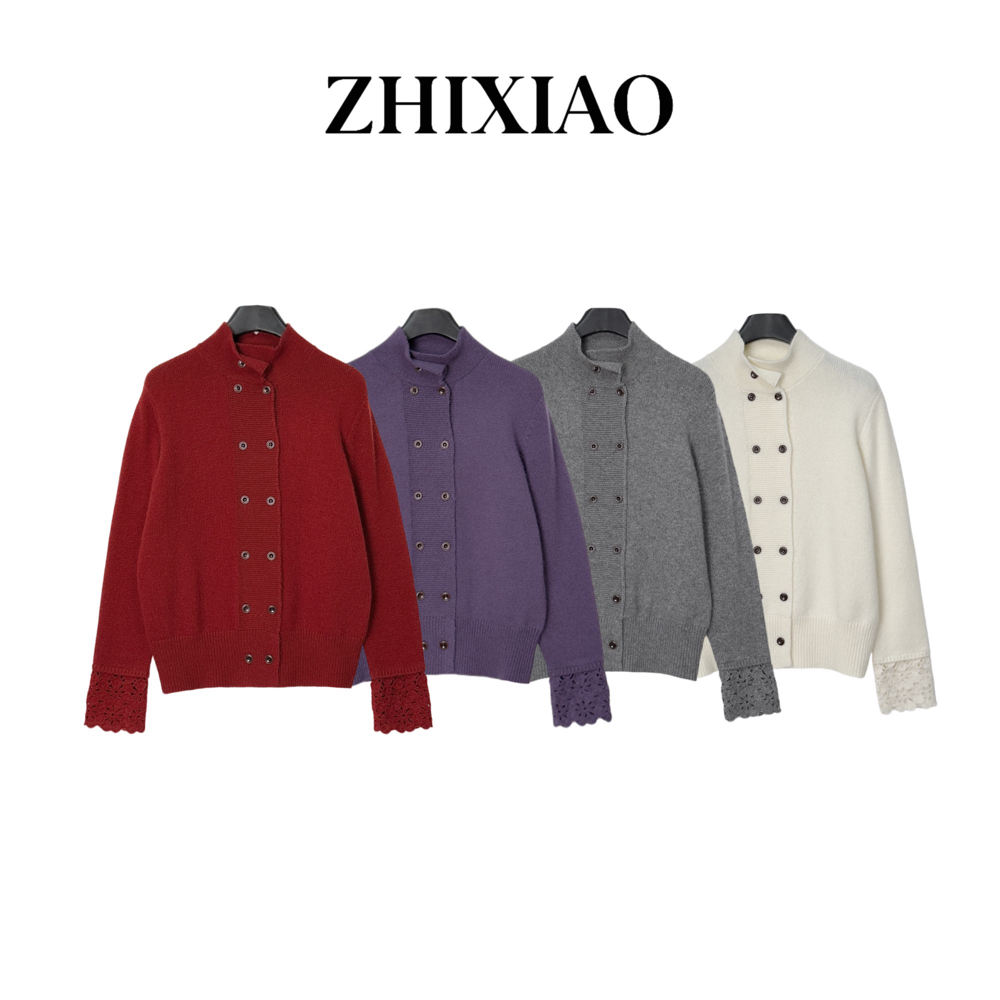 【ZHIXIAO】秋冬新款：针织毛衣开衫TR1190