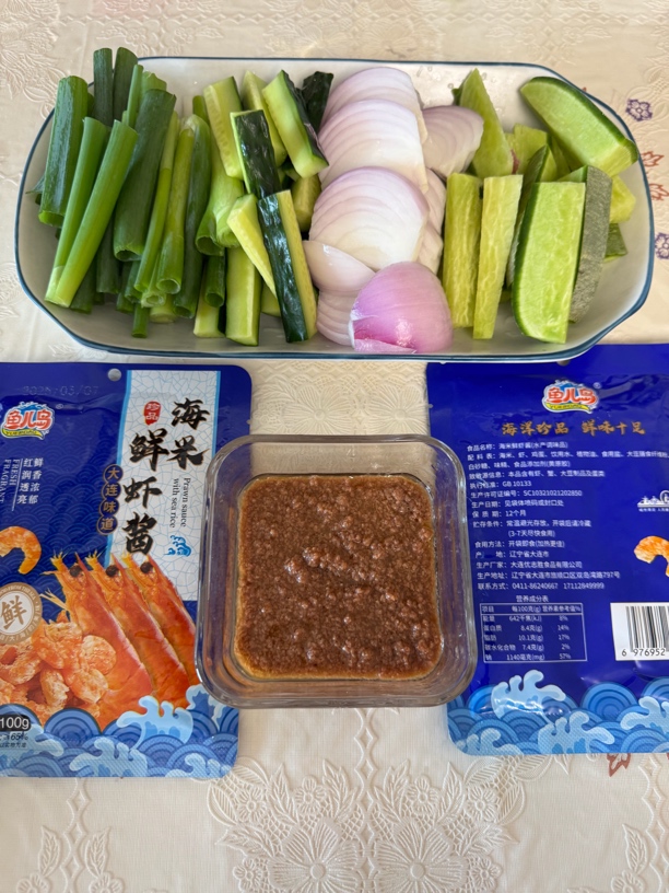 大连海米鲜虾酱开袋即食，三袋顺丰包邮