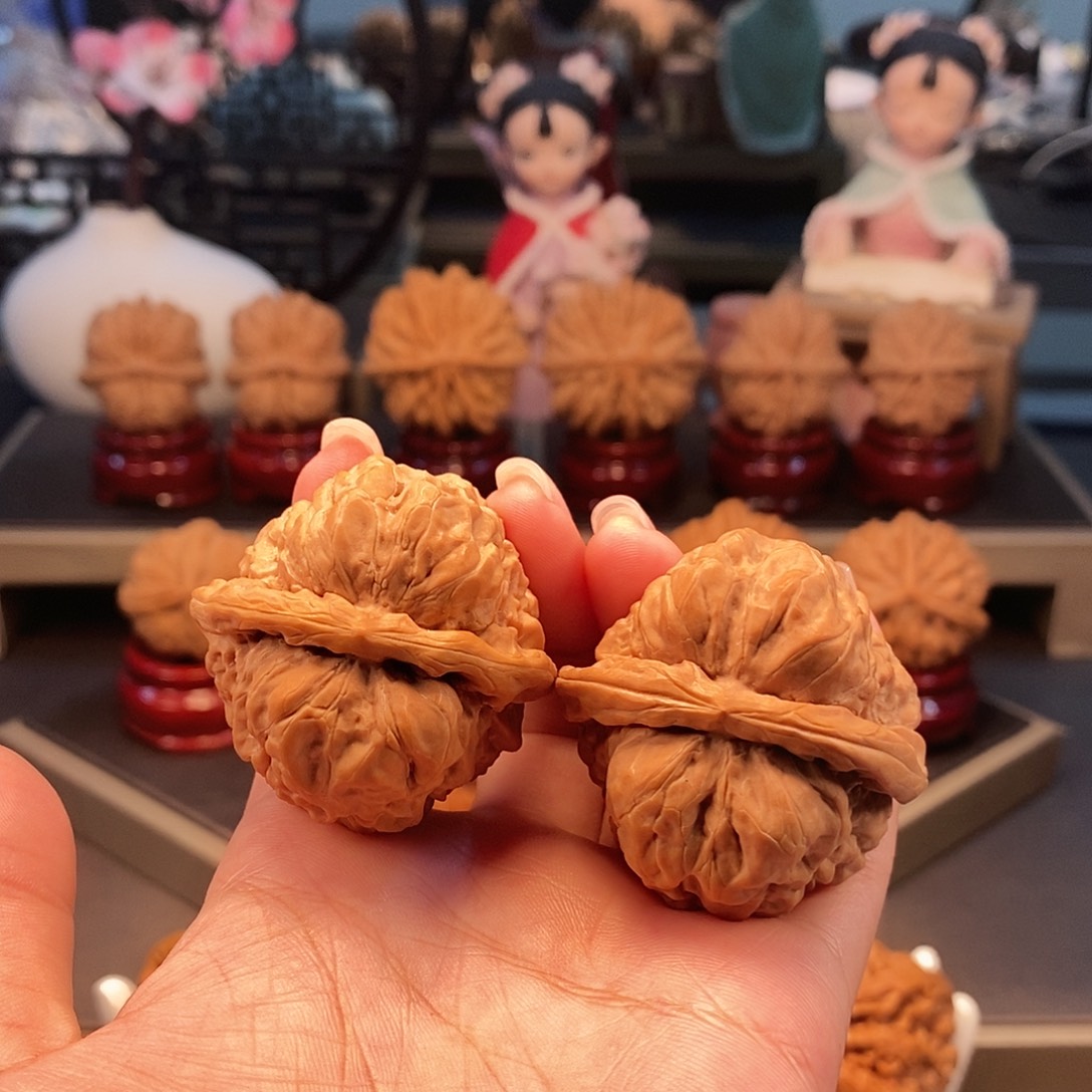 文玩核桃把件41延庆蛤蟆头