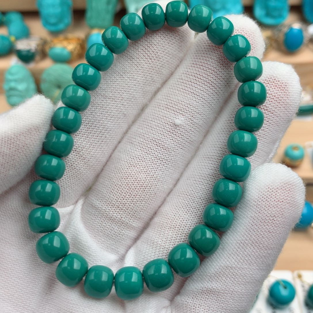 绿松石配饰未镶嵌7mm