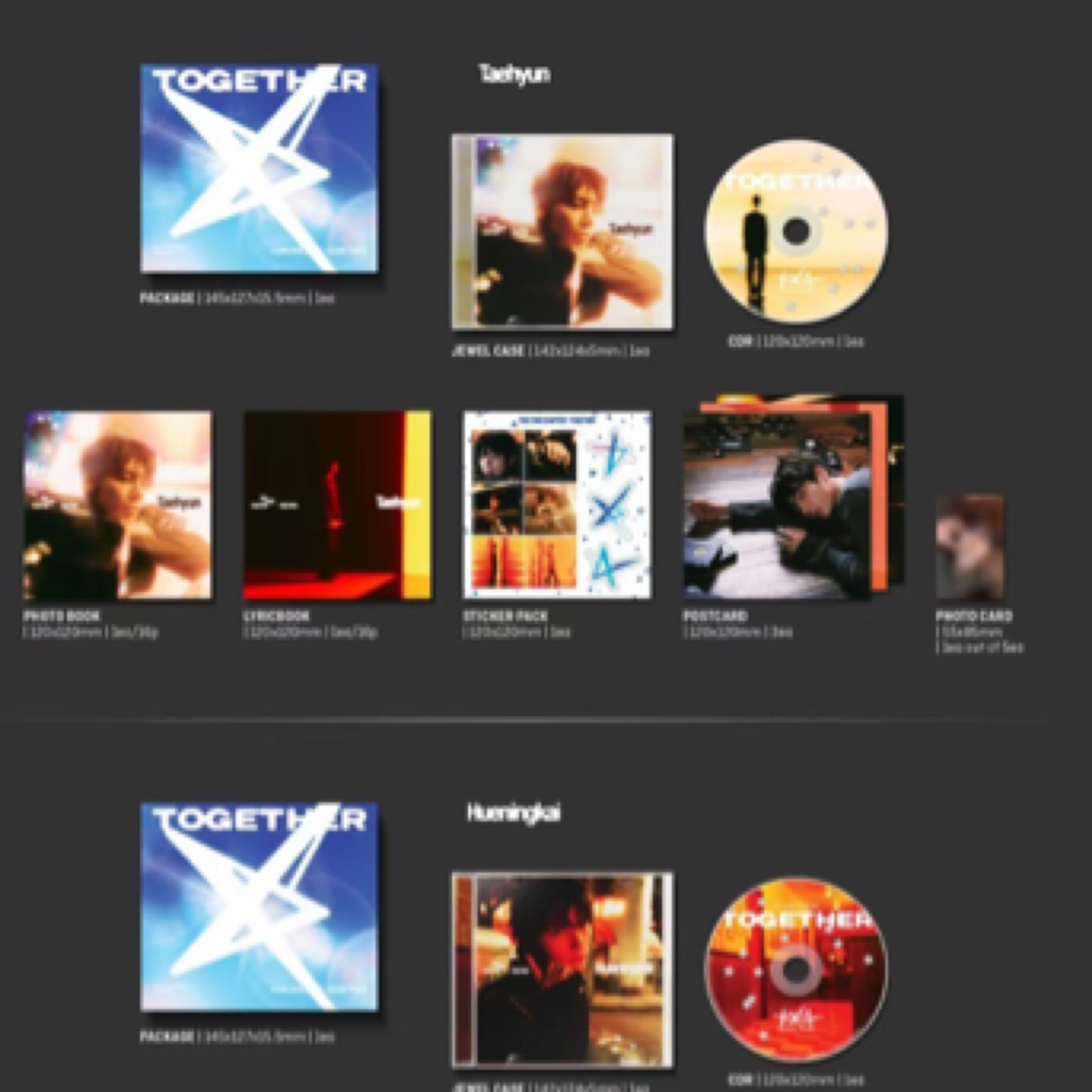 「小米Kpop」TXT 正规四回归 sanctuary 专辑画册 特典