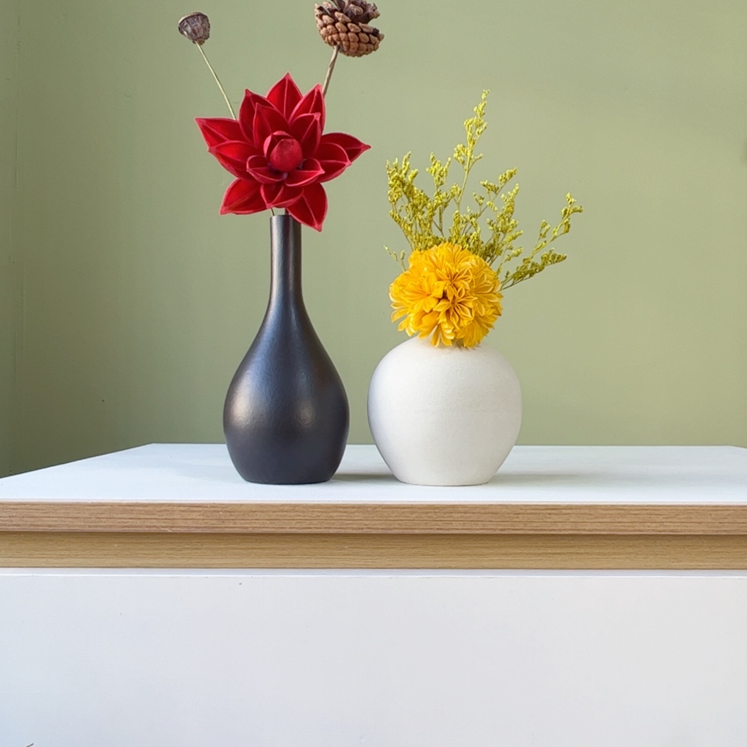 陶瓷花瓶陶瓷花瓶带花高度20-30厘米左右