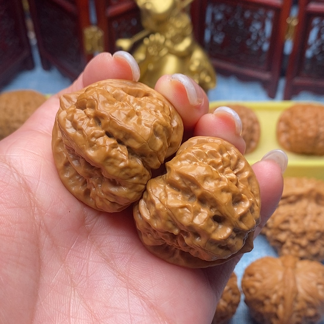 把件文玩核桃毕业延庆三角蛙37全品