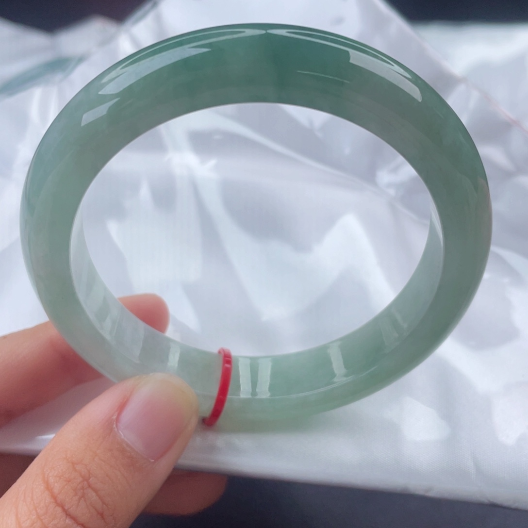 翡翠手镯未镶嵌5859正圈