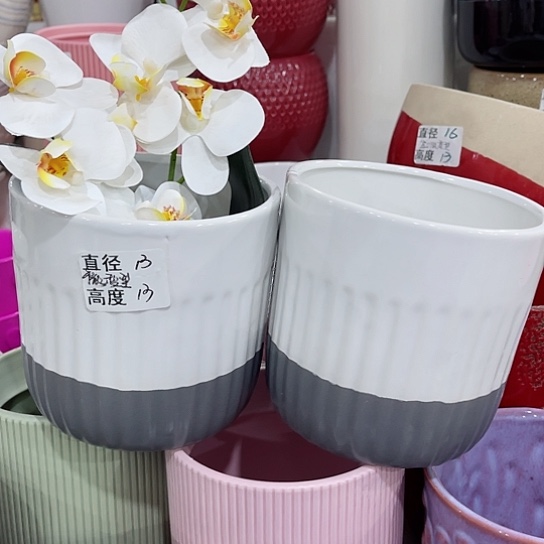 多肉绿植陶瓷花盆9.9包邮，有孔