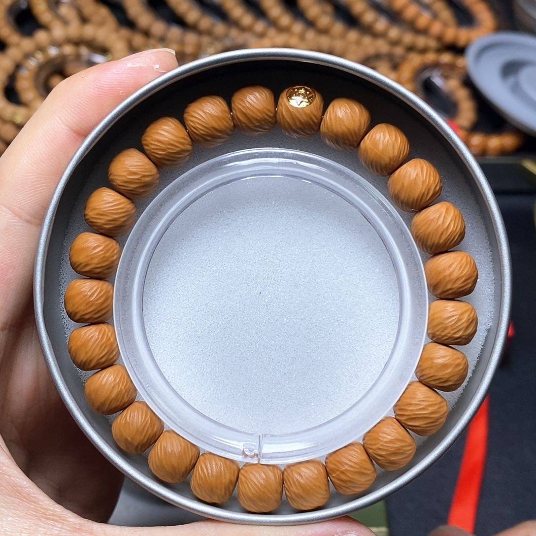 猴头核桃手串金标千刃云锦尺寸10左右全品50号