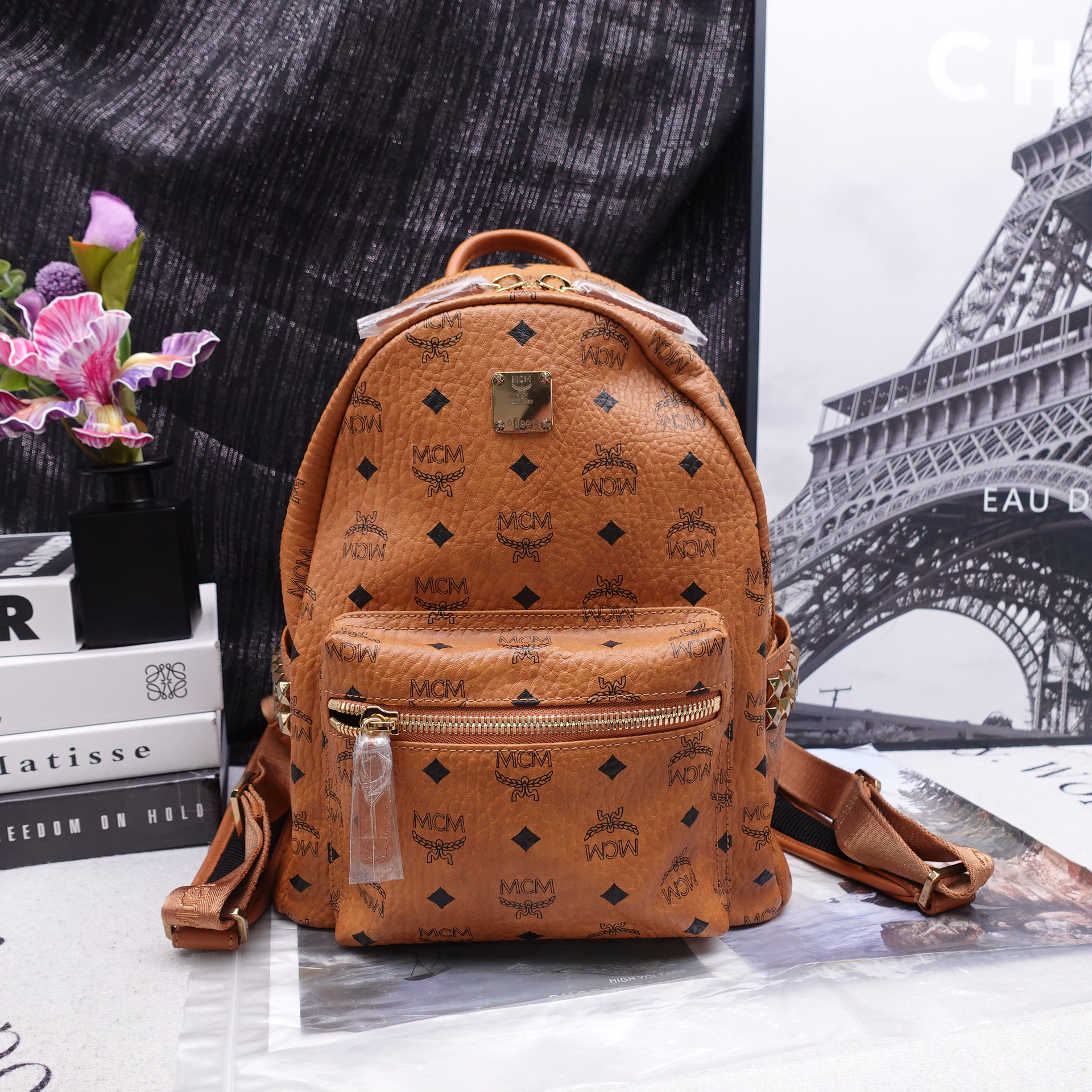 99新 MCM 双肩包/T10339209