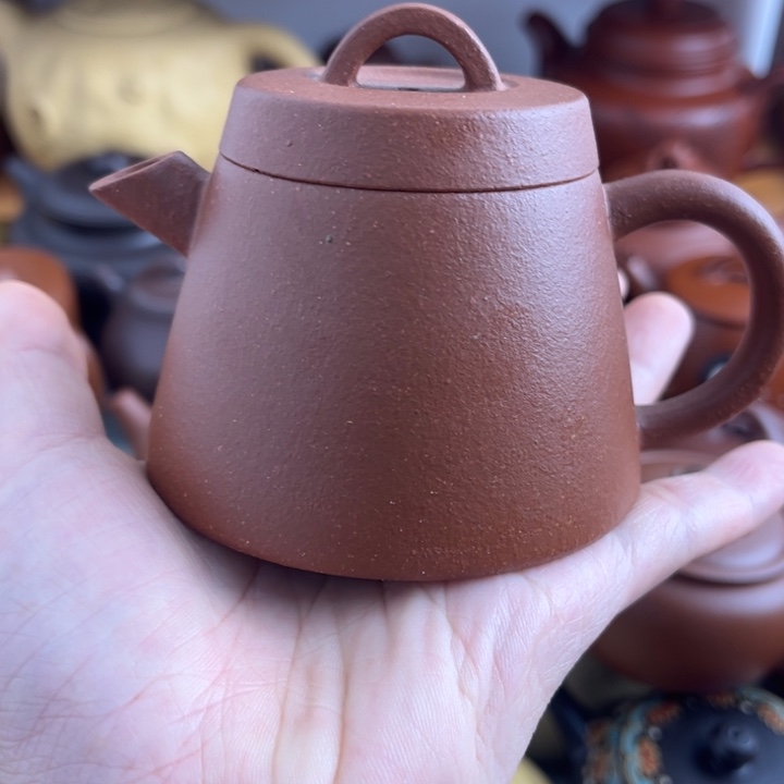 茶壶紫砂140cc紫泥半手