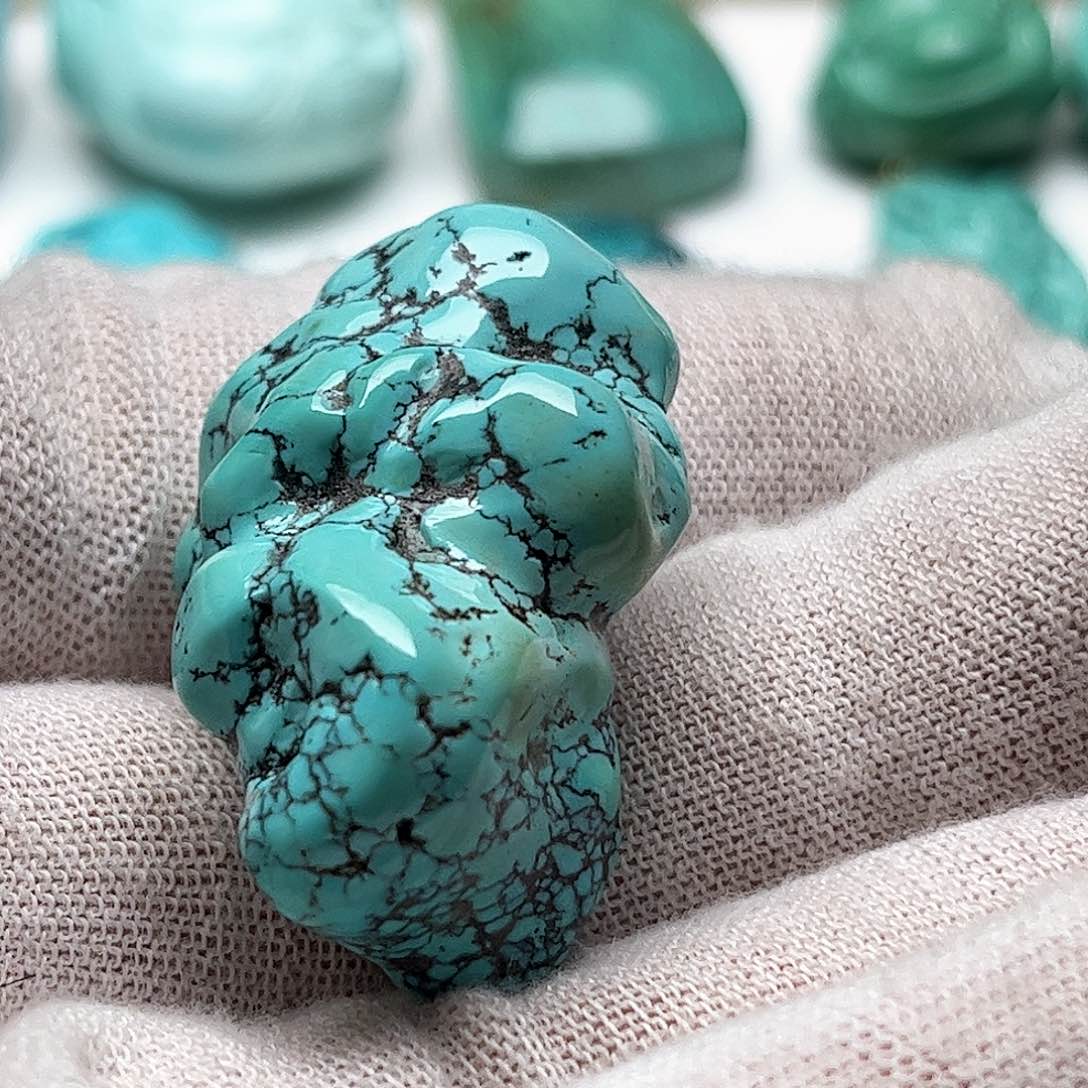 绿松石珠宝奇石未镶嵌