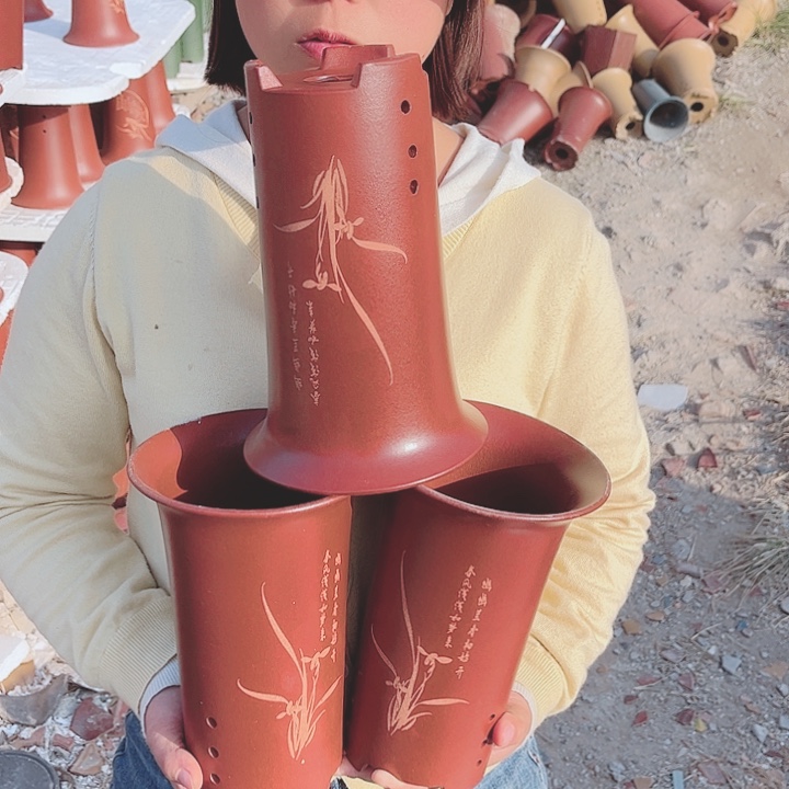 花盆紫砂宜兴紫砂精品花盆 