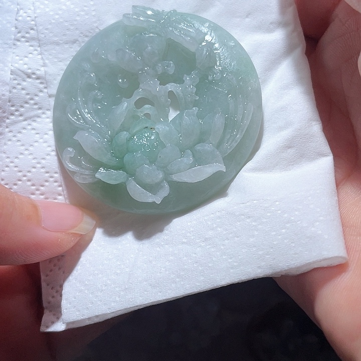 定制翡翠未镶嵌浅*天然