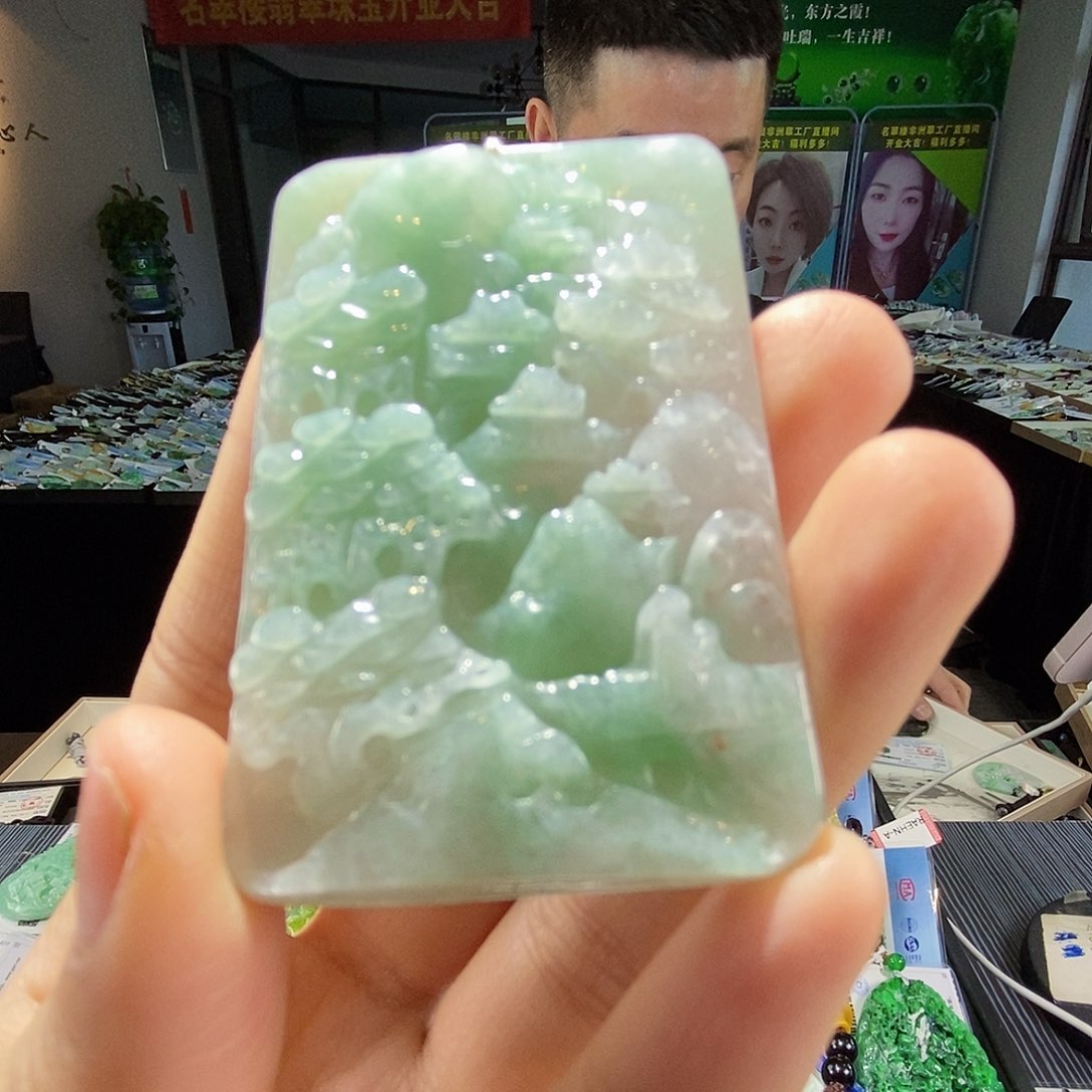 颈饰未镶嵌翡翠翡翠