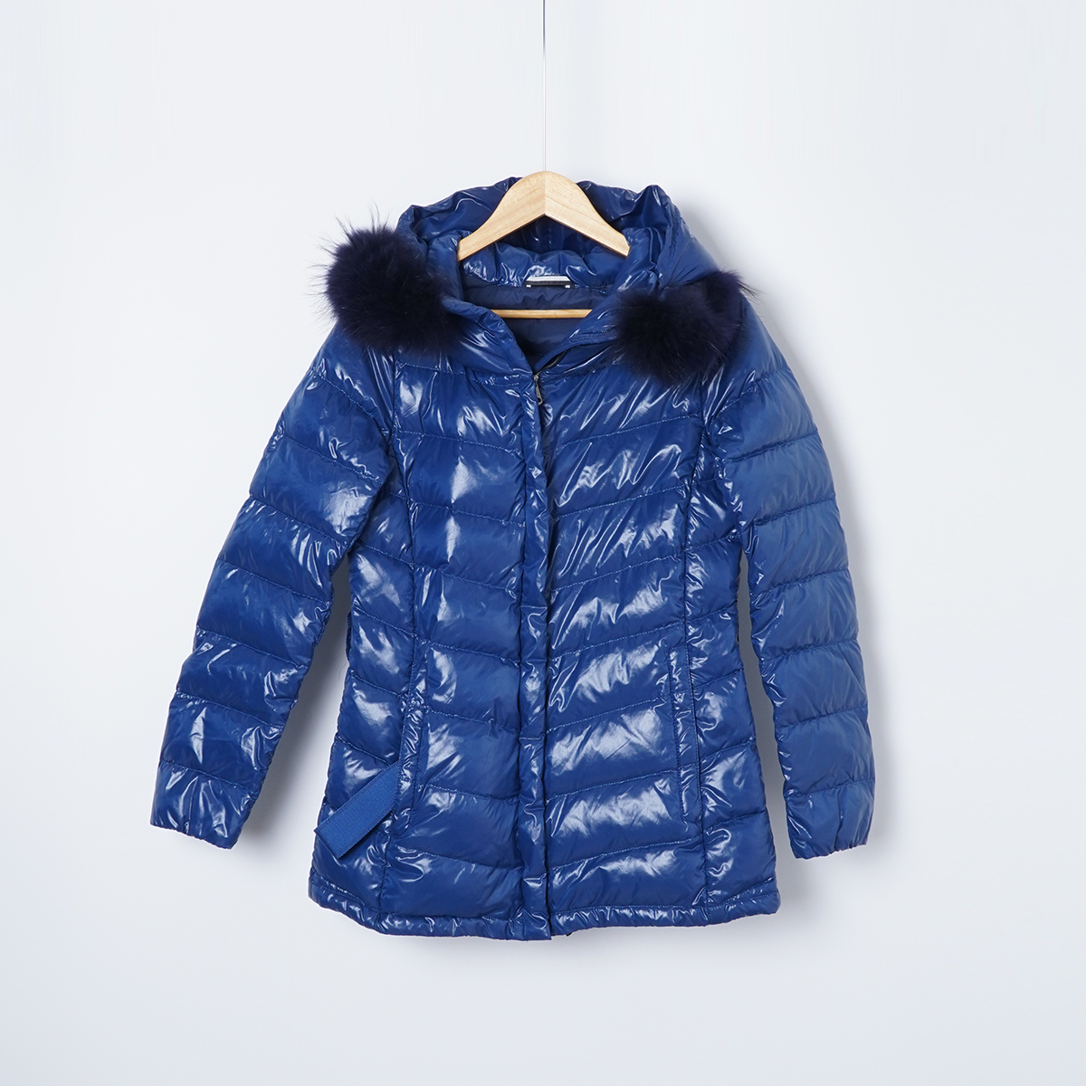 99新 MaxMara 灰鸭绒/TH1421/Max羽绒服/42码女装外套时尚秋冬