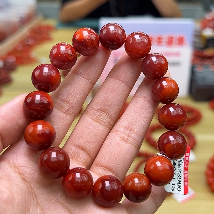 南红玛瑙多样性发一，卡13mm未镶嵌