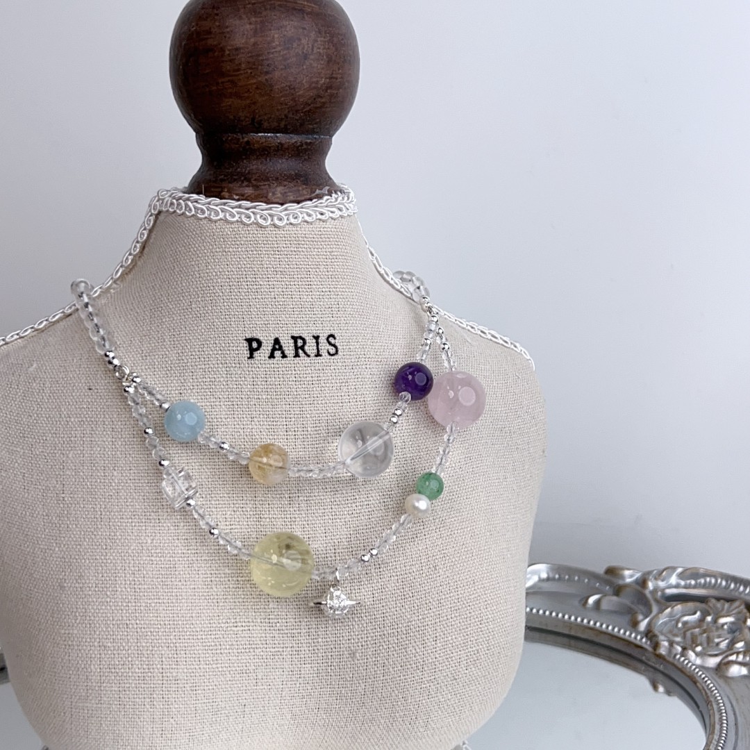 【水晶手链】天然水晶项链多样性发货