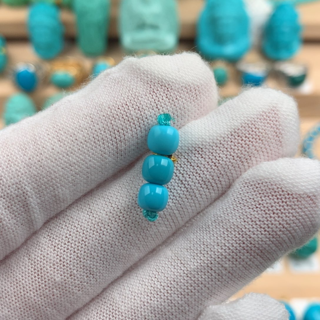 绿松石配饰未镶嵌5.5mm