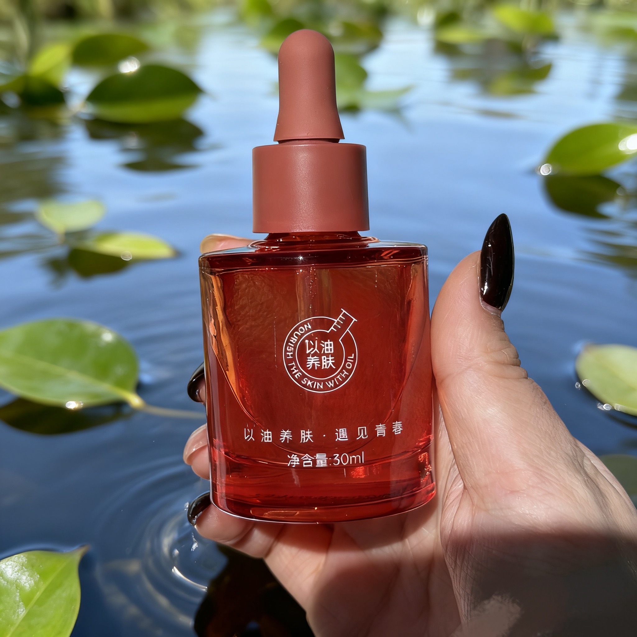 111面部玫瑰积雪草紧致提亮精华油