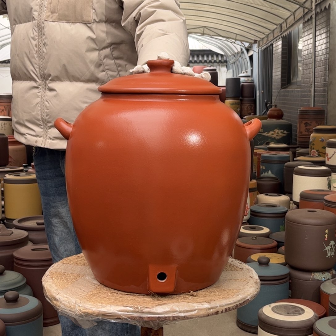 紫砂茶叶罐30龙头款