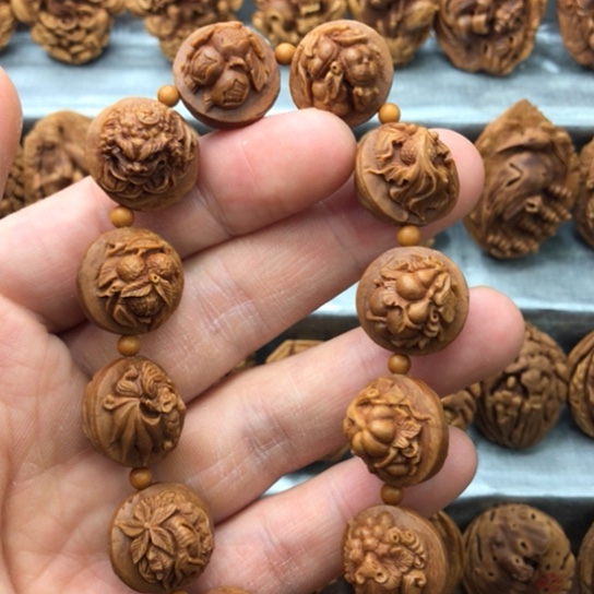 桃核手串桃核材质