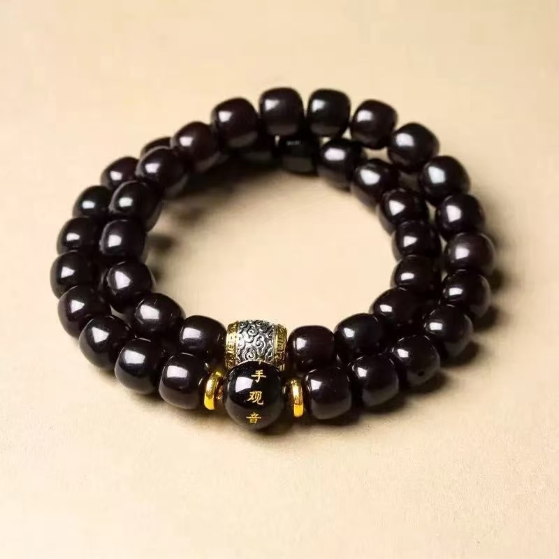 双圈墨色菩提（无礼盒）395