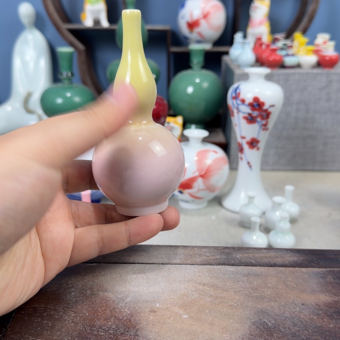 陶瓷手工小花器摆件