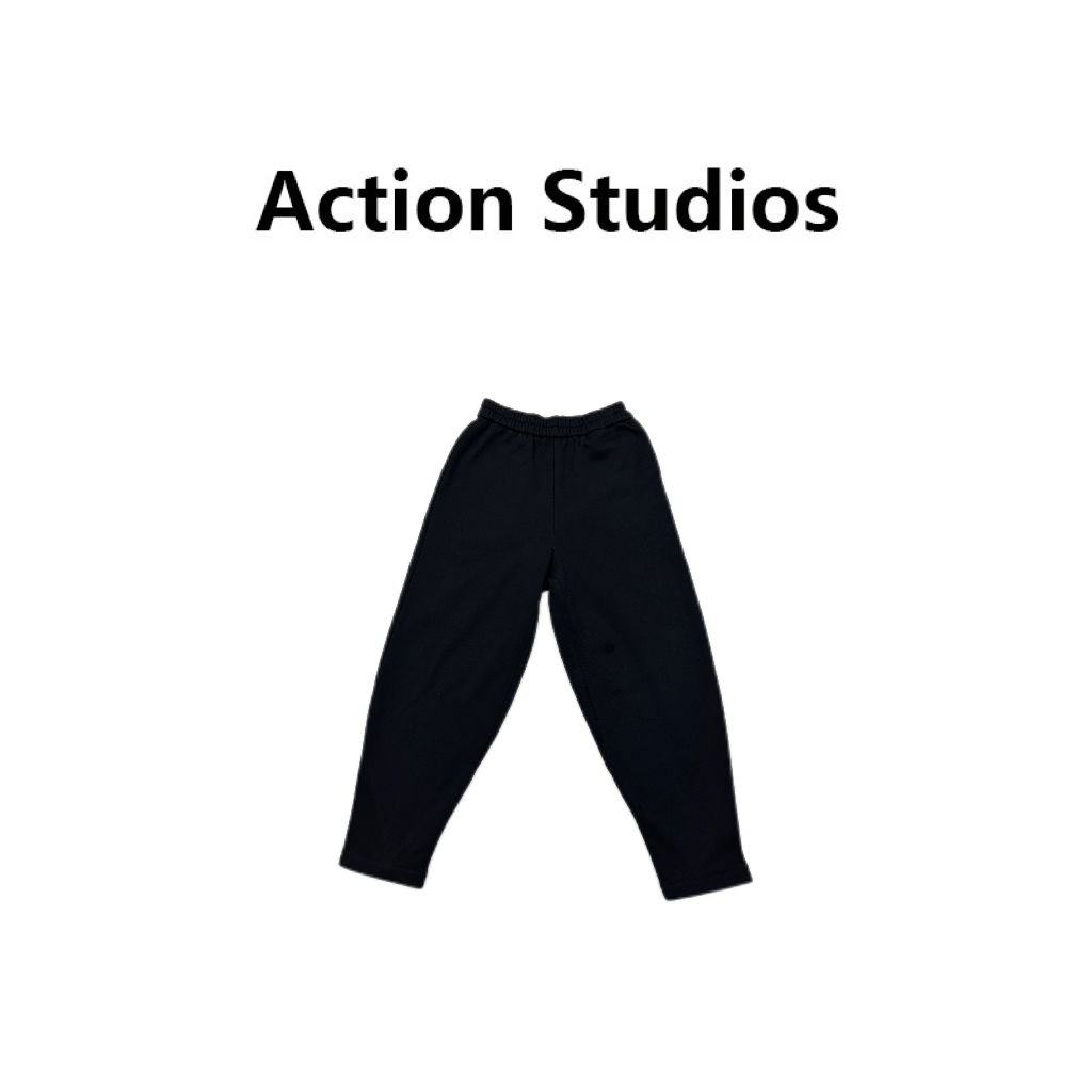 Action Studios【哈伦裤】大大推荐宽松加绒松紧百搭运动裤WW7385