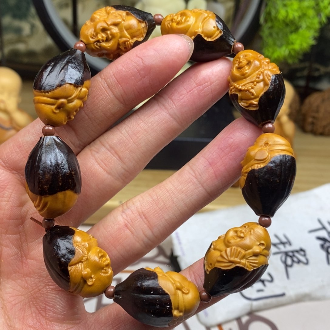 橄榄核手串/手链橄榄核雕工艺手串