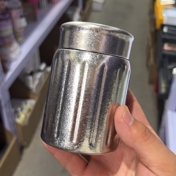 纯钛孤品茶叶罐 茶具