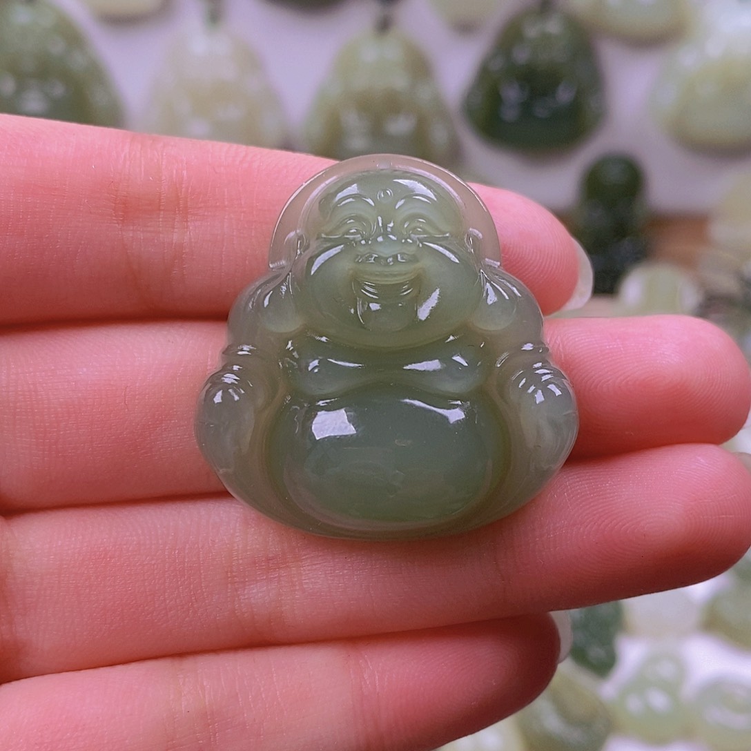 2***+和田玉未镶嵌颈饰